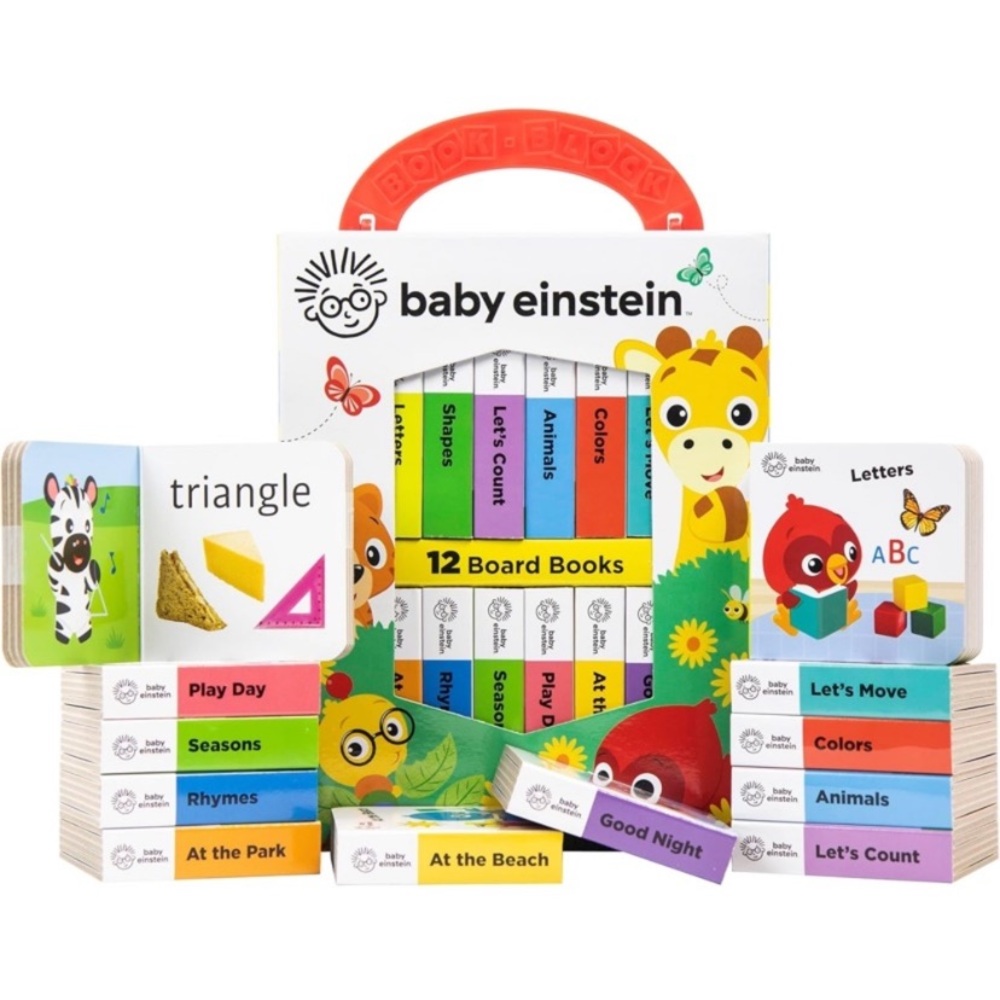 Baby Einstein - My First Library Board Book Block 12-Book Set